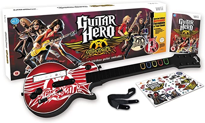 Guitar Hero: Aerosmith - Guitar Bundle (Wii): Amazon.co.uk: PC ...