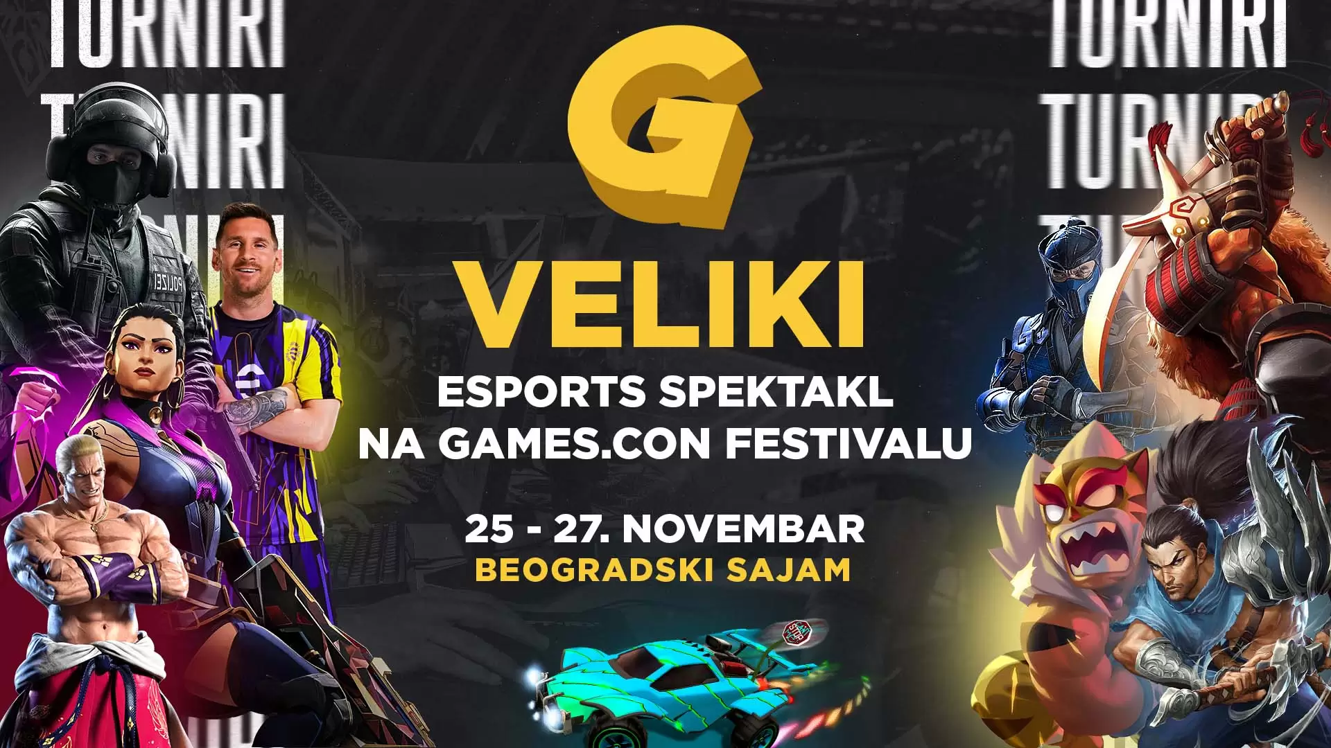 Veliki esports spektakl: Na Games.con festivalu