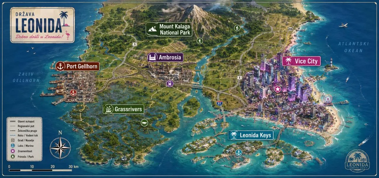 GTA 6 Mapa