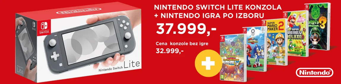 Konzola Switch Lite + igra po izboru