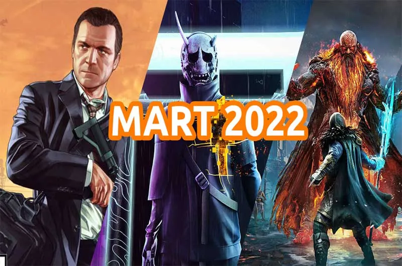 LISTA IGARA KOJE IZLAZE U MARTU 2022