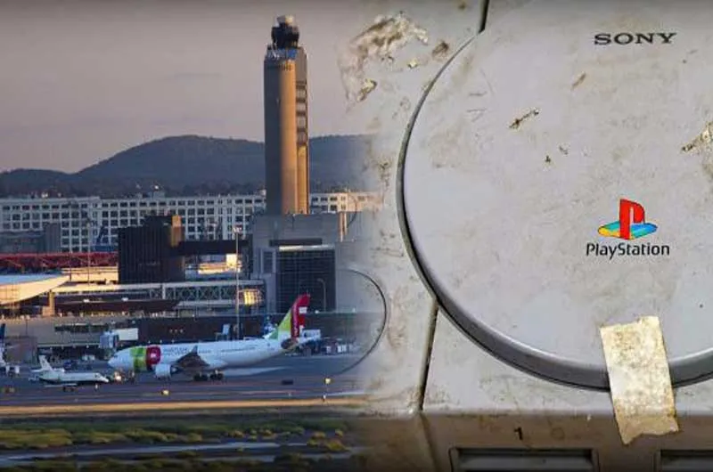 PlayStation bomba na aerodromu