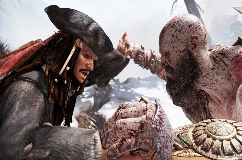 God of War, Jack Sparrow i Davy Jones