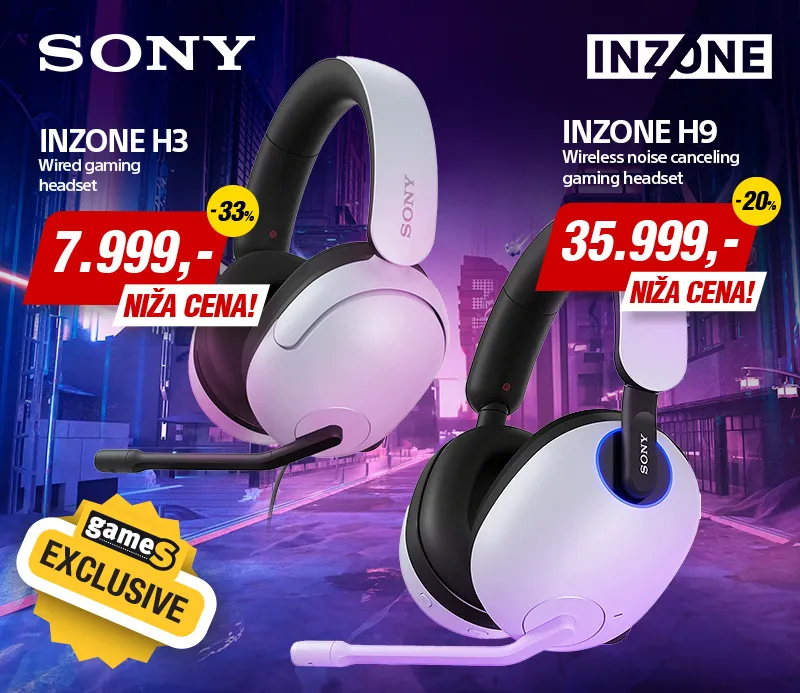 Sony Inzone gejmerske slušalice  