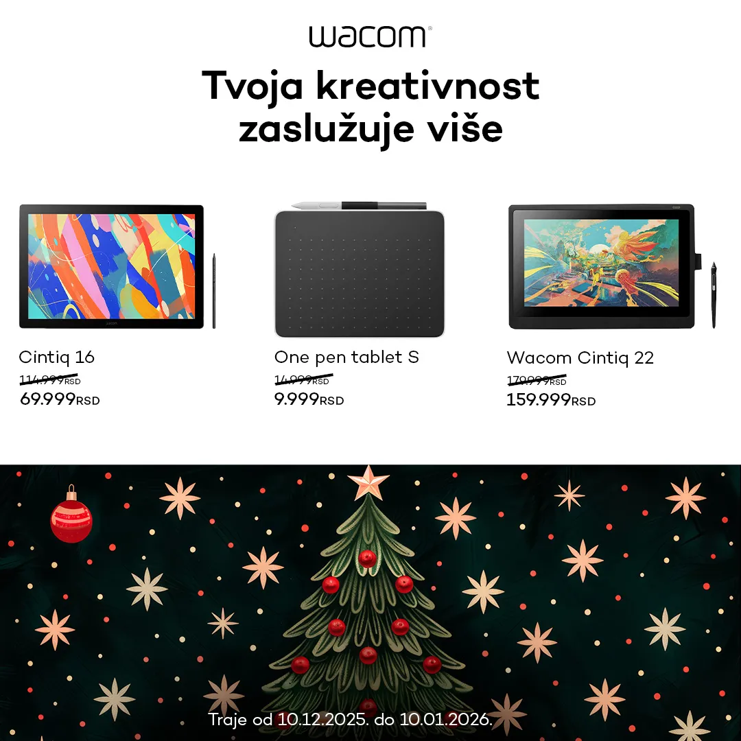 Wacom grafičke table akcija