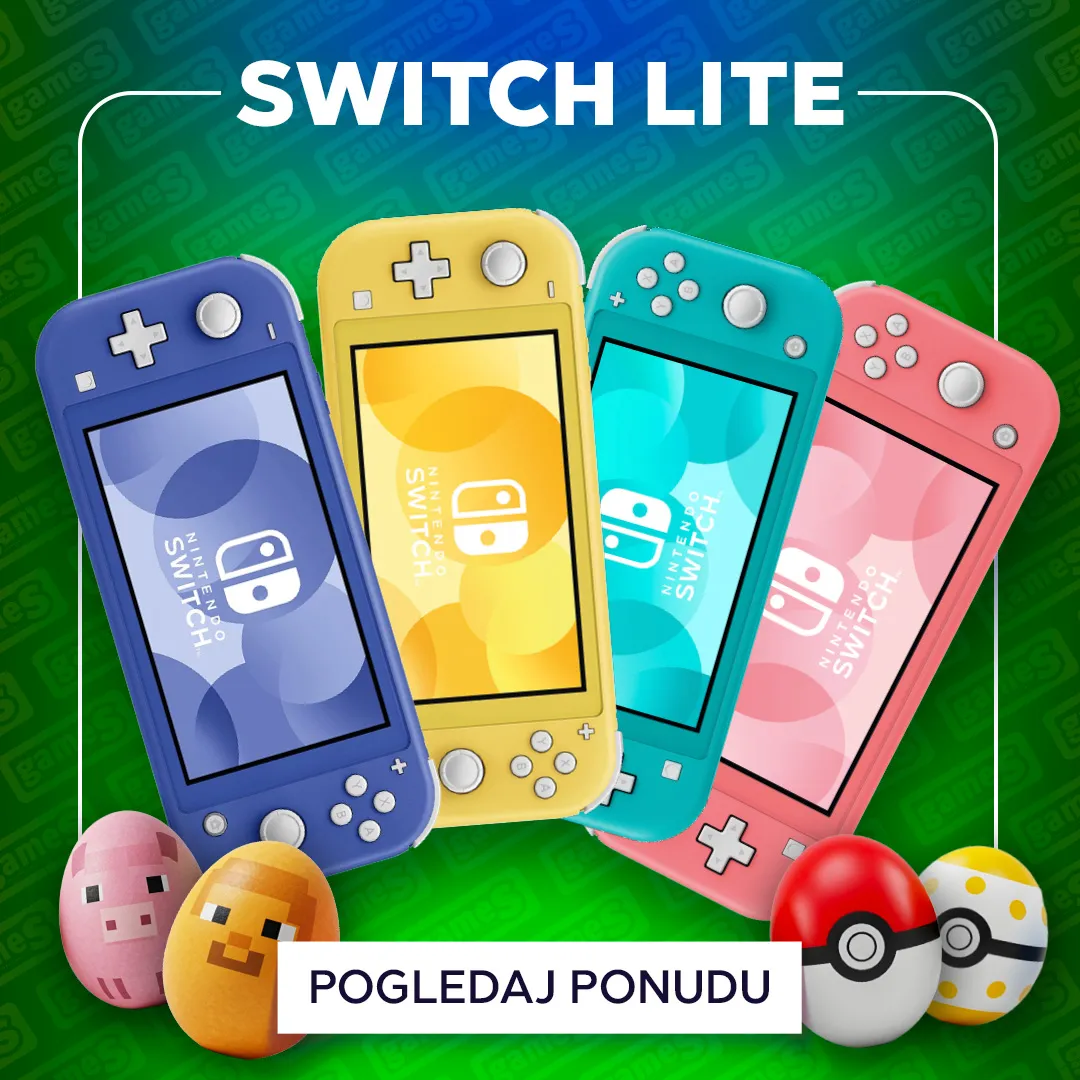 Nintendo Switch Lite konzole akcija