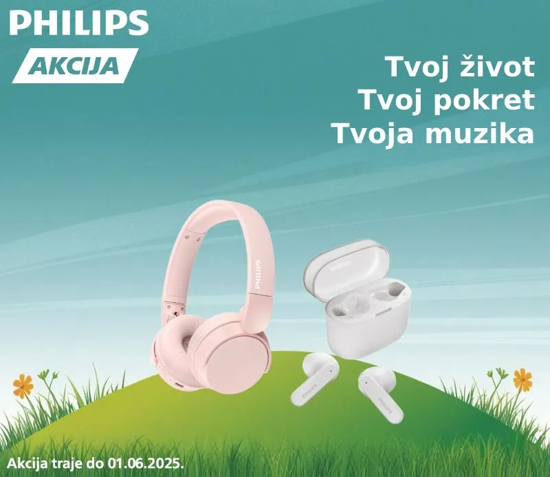 Philips slušalice akcija