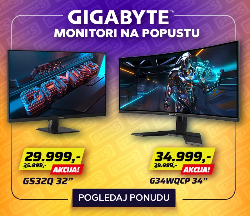 Gaming monitori akcija
