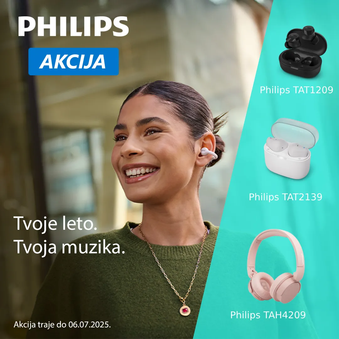 Philips slušalice akcija