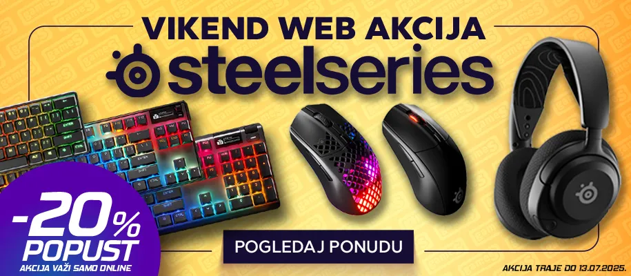 SteelSeries Web vikend akcija