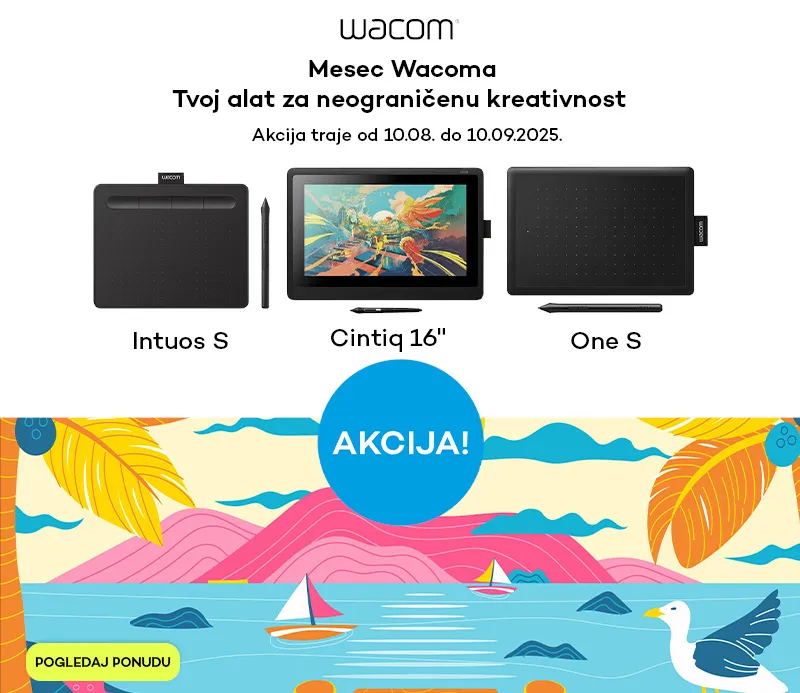 Wacom grafičke table akcija