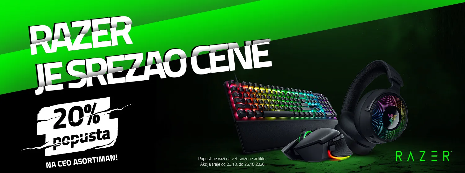 Razer akcija 20
