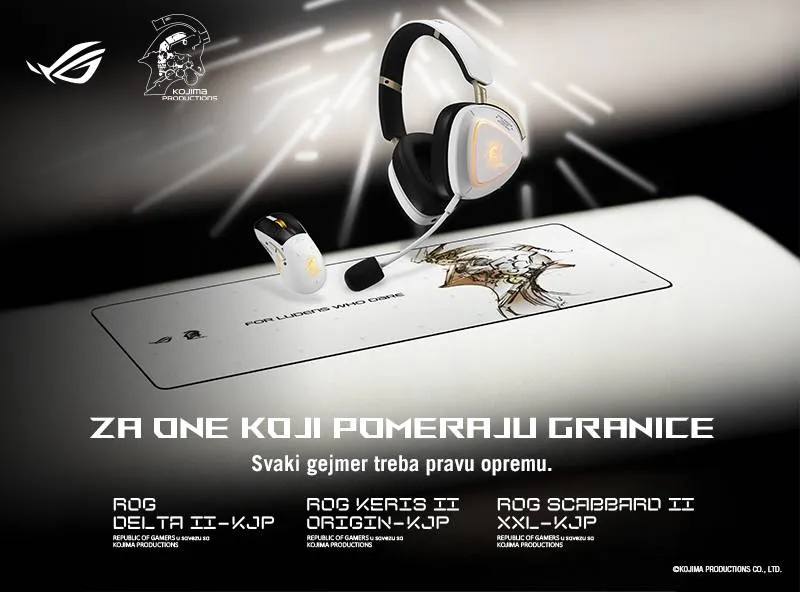 Asus ROG Kojima Production - Ekskluzivno u GameS-u!