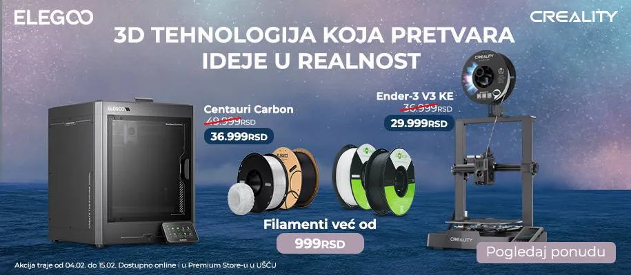 Elegoo i Creality Akcija