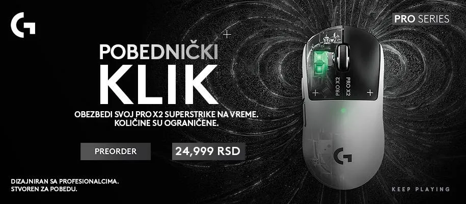 Logitech G PRO X2 SUPERSTRIKE Wireless