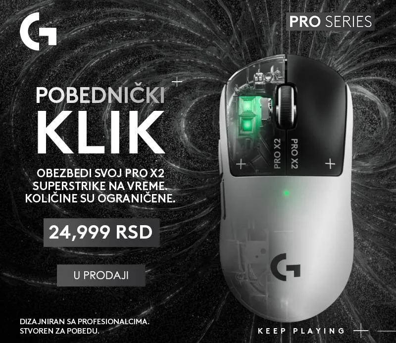 Logitech G PRO X2 SUPERSTRIKE Wireless
