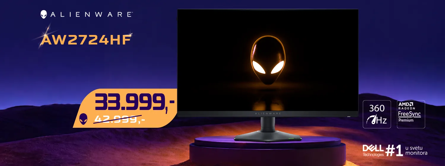 Monitor Alienware akcija