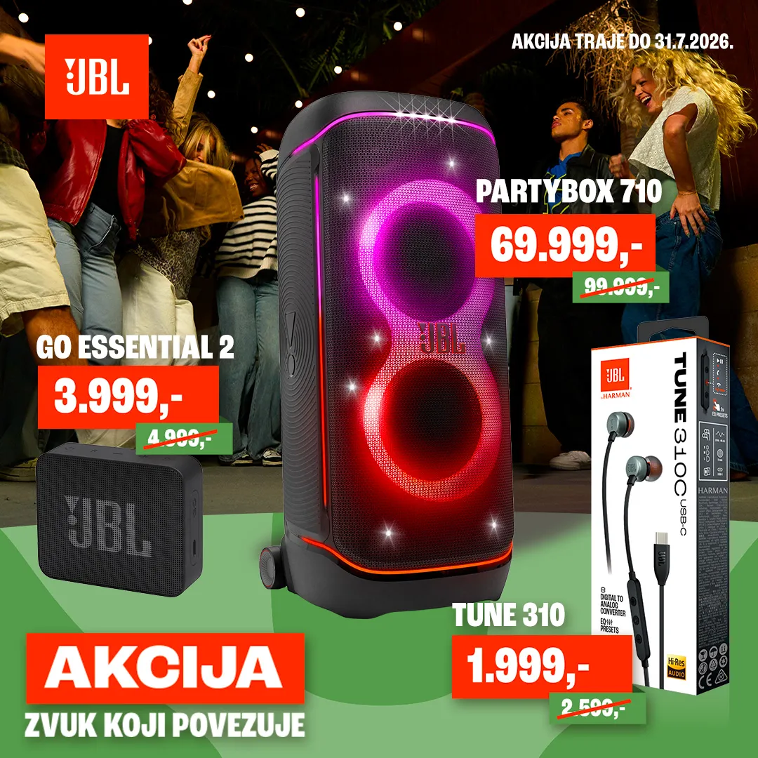 JBL akcija