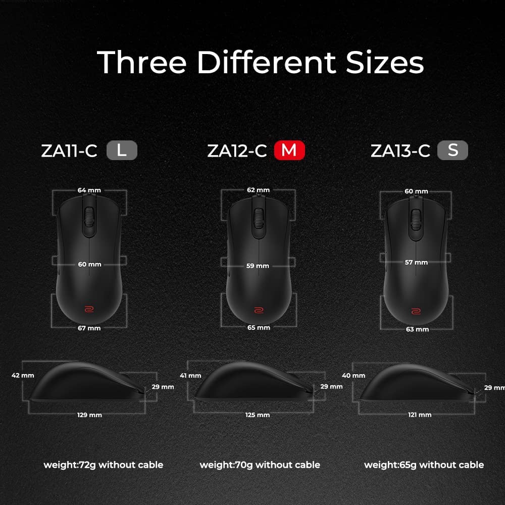Miš Zowie ZA12 - C Black 