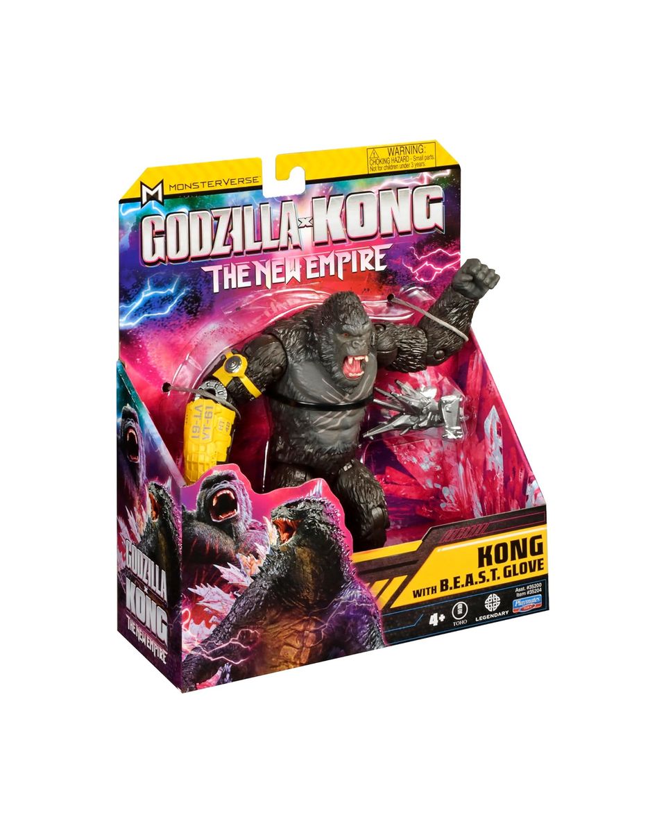 Action Figure Godzilla vs. Kong The new Empire - Kong With B.E.A.S.T. Glove 