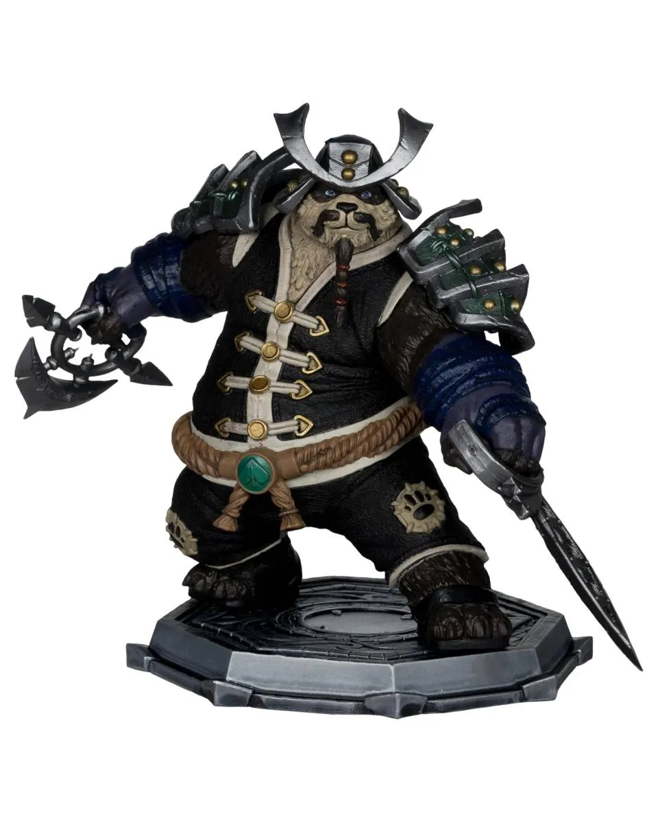Action Figure World of Warcraft - Pandaren Monk & Pandaren Rogue 