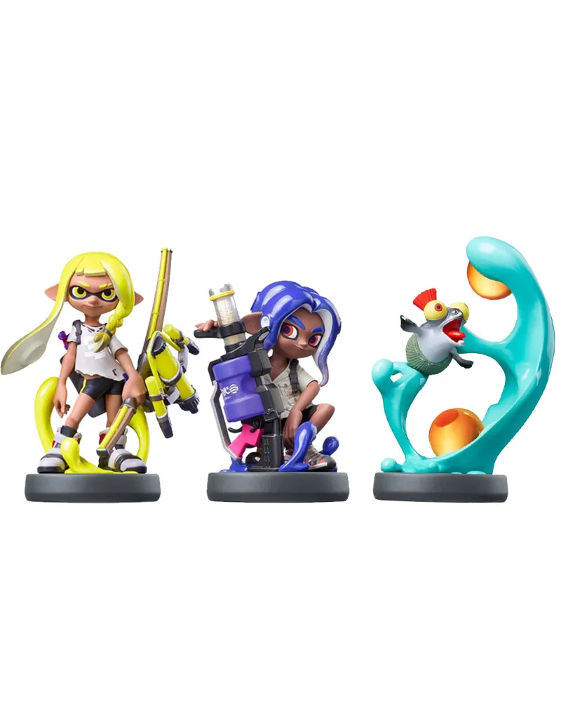 Amiibo Splatoon 3 - 3 in 1 - Octoline Inkline Smallfry