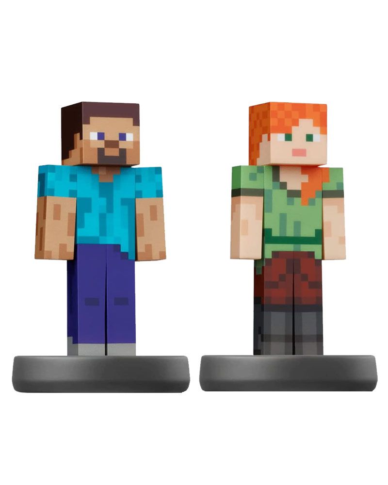 Amiibo Super Smash Bros - Steve & Alex 