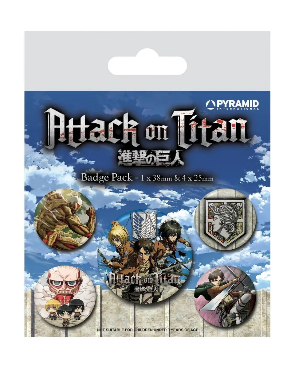 Bedževi Attack On Titan ( Season 3 ) - Badge Pack 