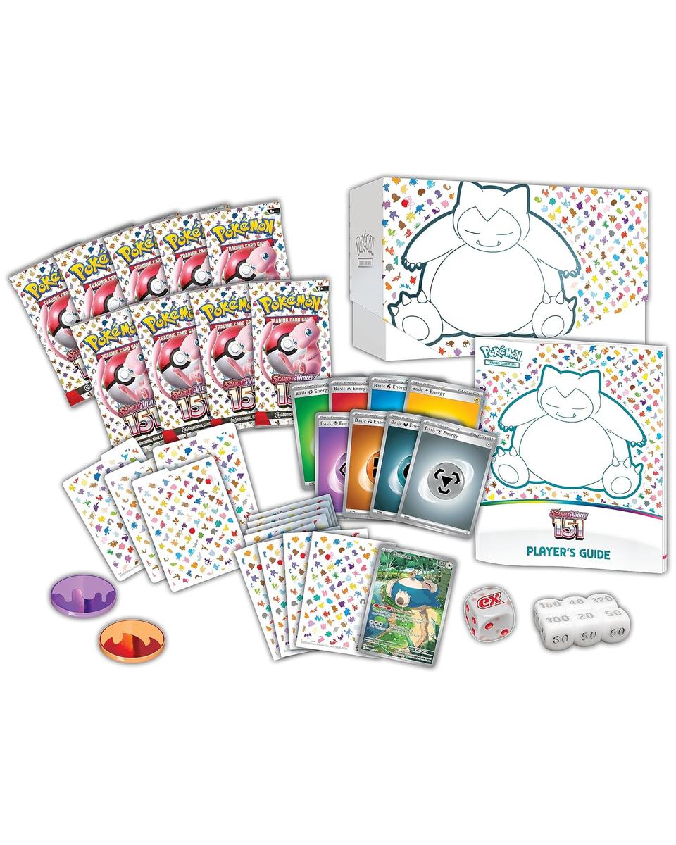 Board Game - Pokemon - TCG Scarlet & Violet - 151 Elite Trainer Box 