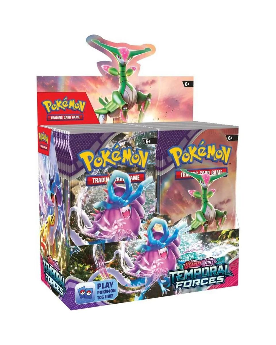 Društvena igra - Pokemon TCG - TCG Scarlet & Violet - Temporal Forces - Booster Pack 
