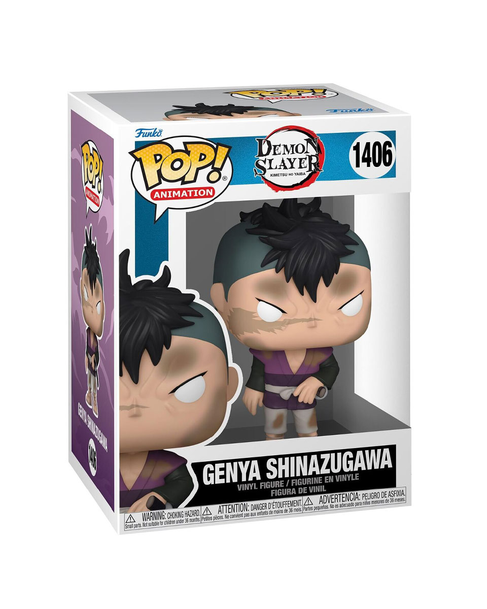 Bobble Figure Anime - Demon Slayer Kimetsu no Yaiba POP! - Genya Shinazugawa 