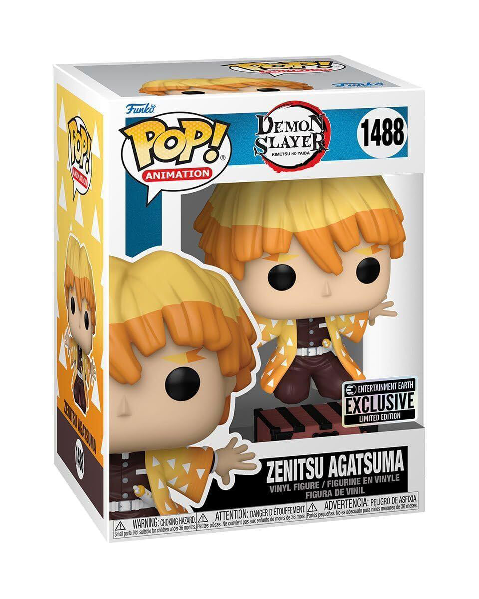 Bobble Figure Anime - Demon Slayer Kimetsu no Yaiba POP! - Zenitsu Agatsuma - Special Edition 