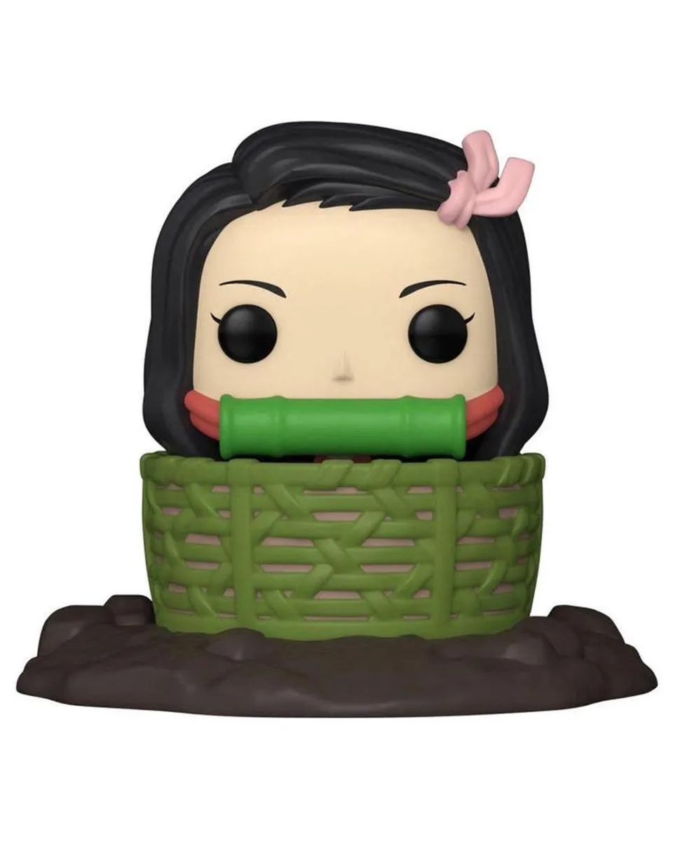 Bobble Figure Anime - Demon Slayer POP! - Nezuko Kamado in Basket - Deluxe 