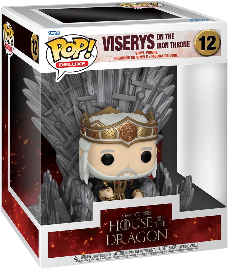 Bobble Figure Deluxe - House of the Dragon POP! - Viserys on the Iron Throne 