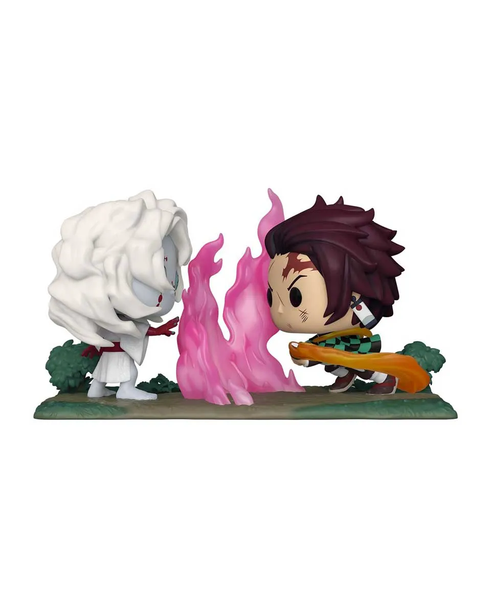 Bobble Figure Anime - Demon Slayer Kimetsu no Yaiba POP! 2-Pack - Tanjiro vs. Rui 