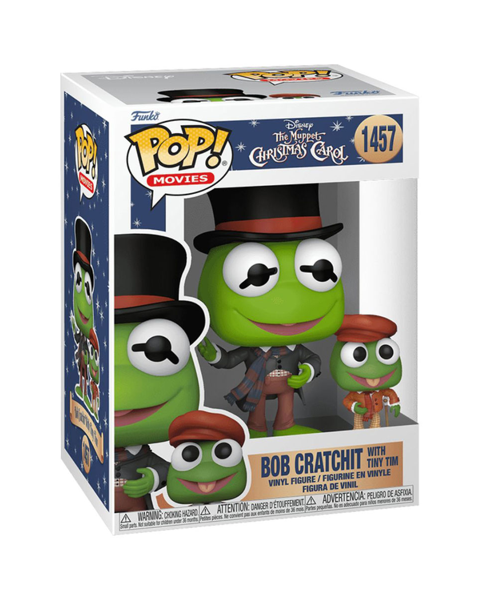 Bobble Figure Disney - The Muppet Christmas Carol POP! - Bob Cratchit with Tiny Tim 