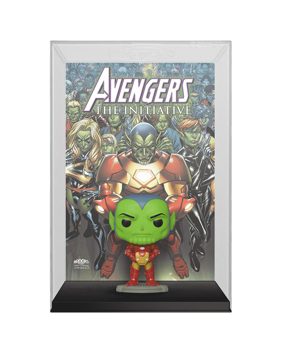 Bobble Figure Marvel - Avengers POP! Comic Covers - Skrull as Iron Man 