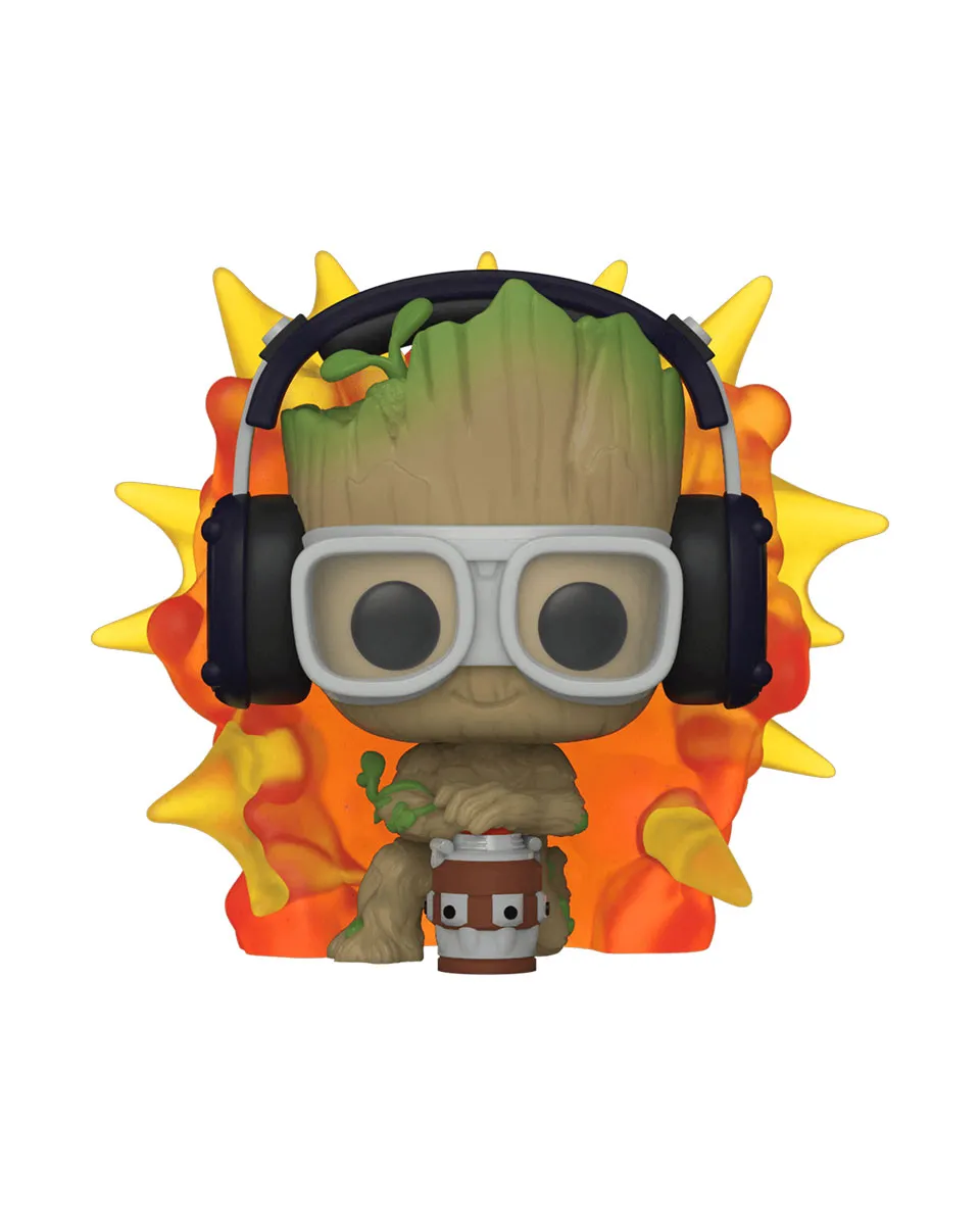 Bobble Figure Marvel - I Am Groot POP! - Groot with Detonator 