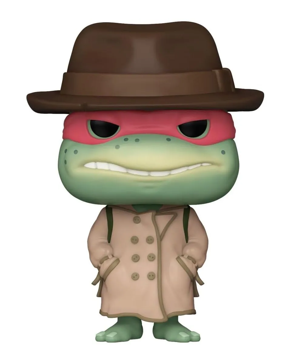 Bobble Figure Movies - Teenage Mutant Ninja Turtles POP! - Raphael with Coat & Hat 