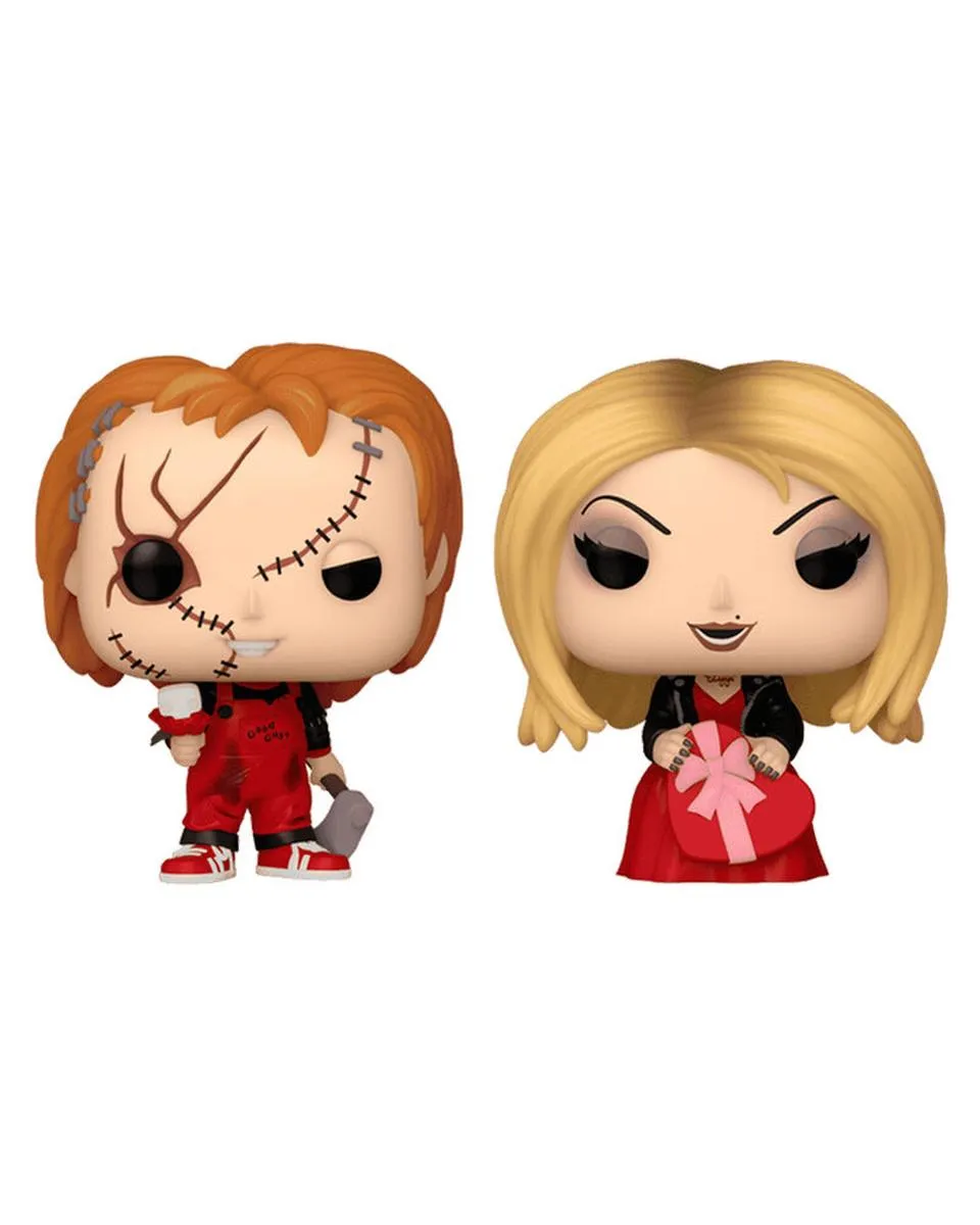 Bobble Figure Pocket - Chucky POP! - Chucky & Tiffany - 2-Pack Valentines 