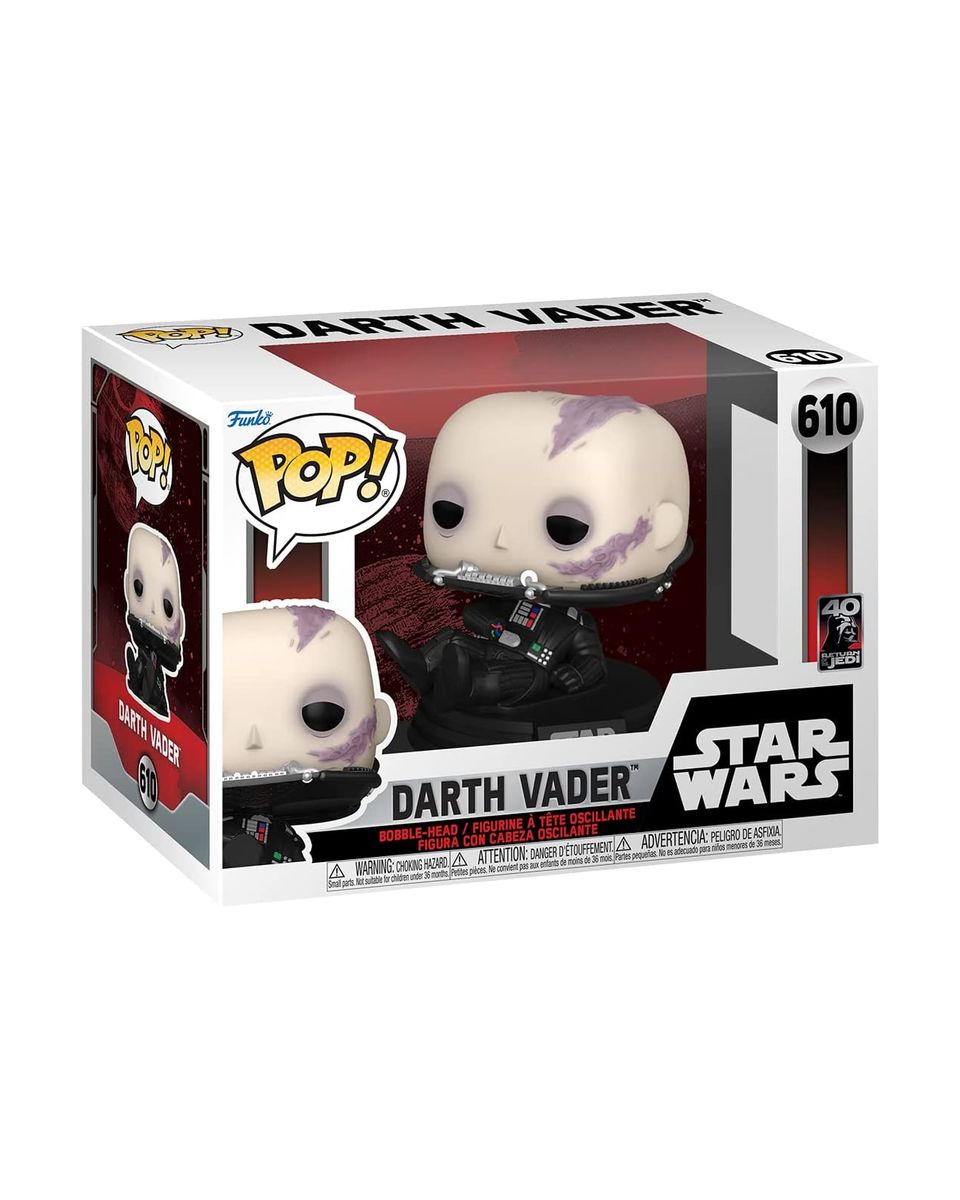 Bobble Figure Star Wars - Return of The Jedi POP! - Darth Vader (Unmasked) 