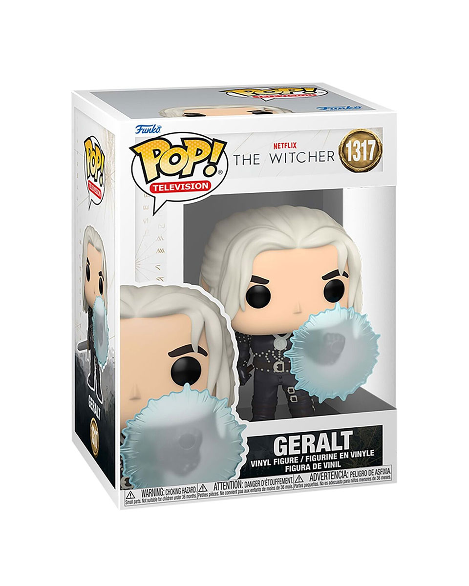 Bobble Figure The Witcher POP! - Geralt with Shield 