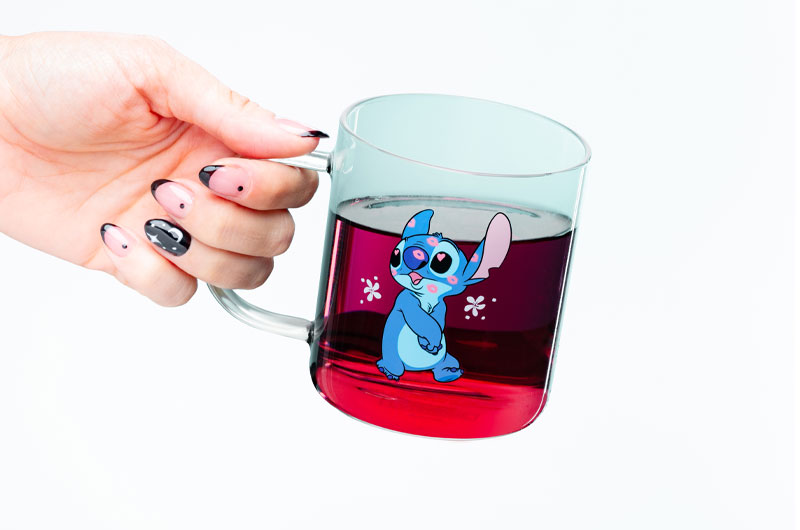 Čaša Paladone Disney Lilo & Stitch - Stitch - Glass Mug