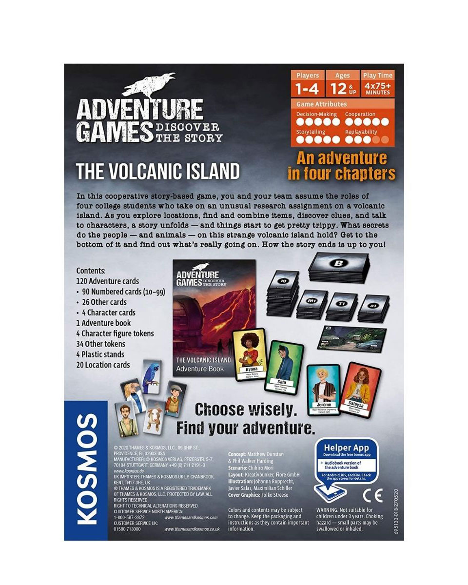 Društvena igra Adventure Games - The Volcanic Island 