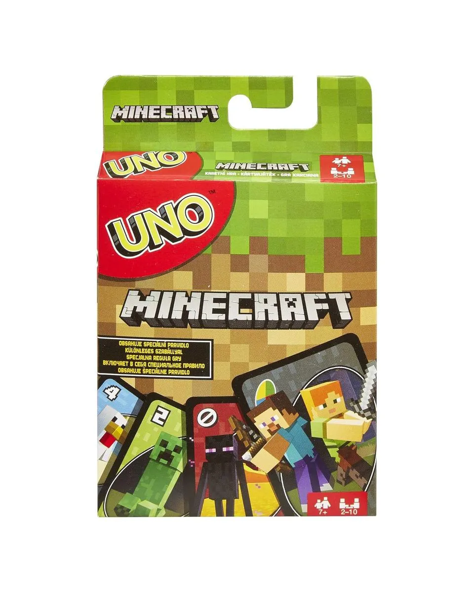 Društvena igra Mattel UNO - Minecraft - Card Game 
