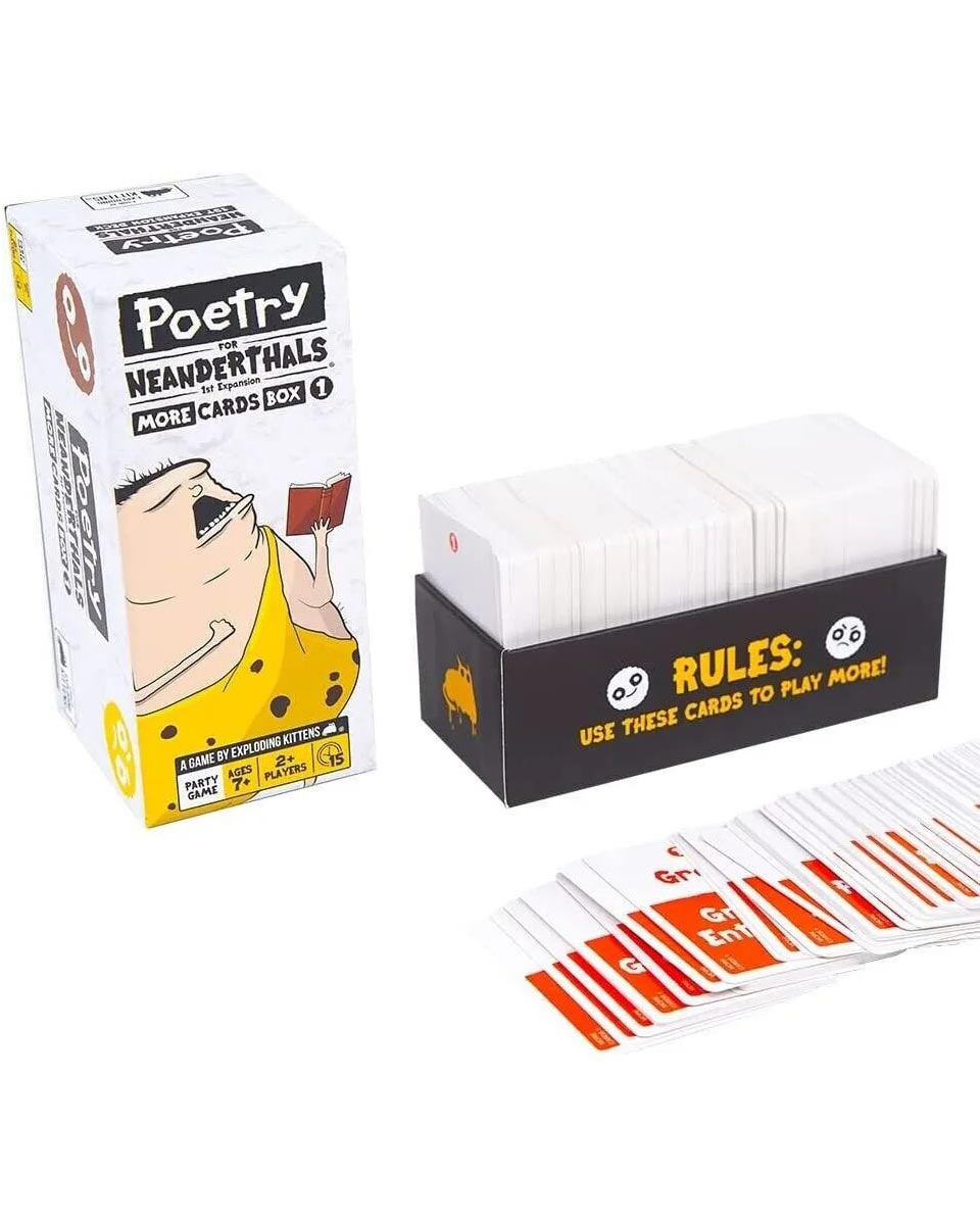 Društvena igra Poetry for Neanderthals - More Cards Box 