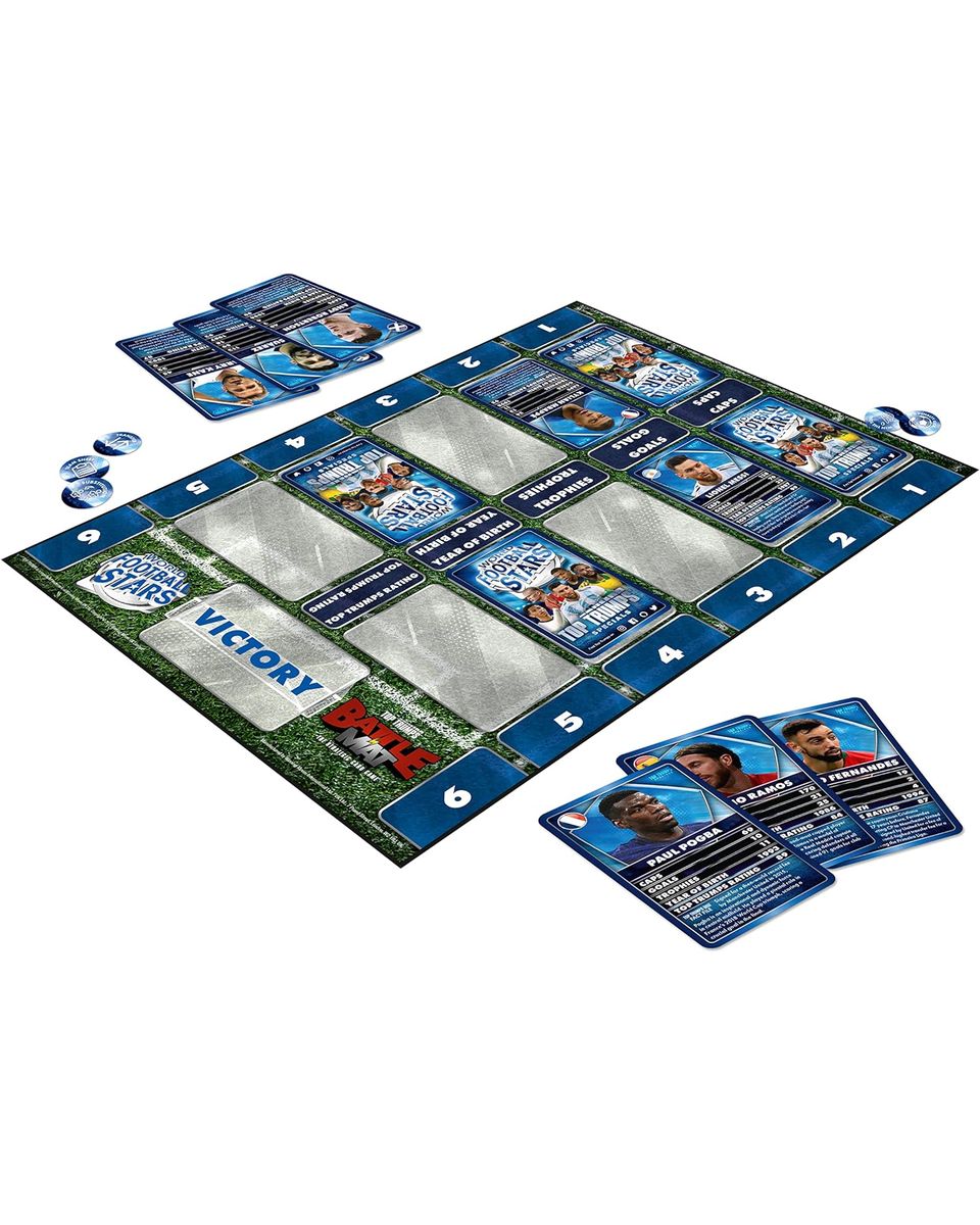 Društvena igra Top Trumps - World Football Stars - Battle Mat 