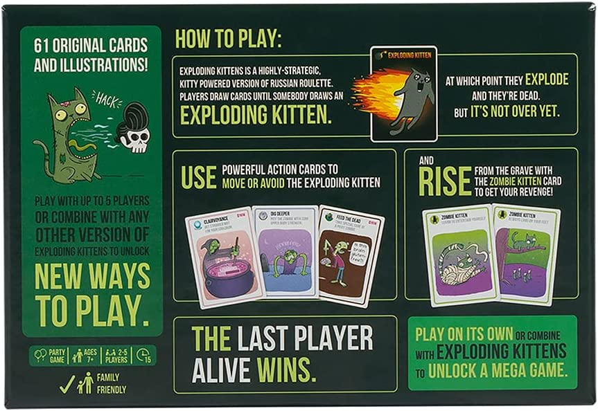 Društvena igra Zombie Kittens 