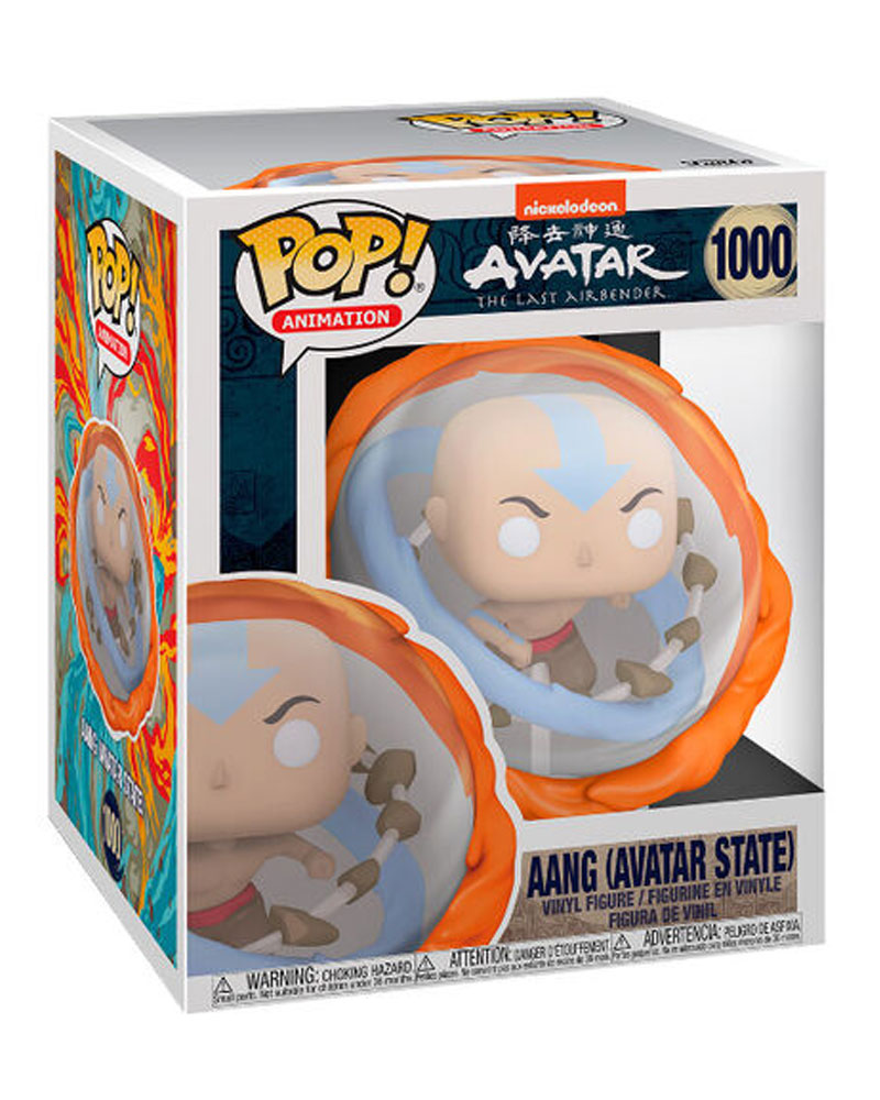 Bobble Figure Anime - Avatar The Last Airbender POP! - Aang (Avatar State) 