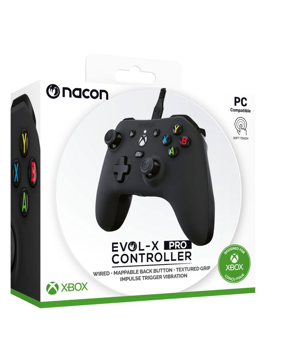 Gamepad Nacon Evol-X Wired Controller - Black 